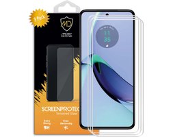 3-Pack MobyDefend Screenprotectors - Geschikt voor Motorola Moto G84 - Case-Friendly Screensavers - Gehard Glas