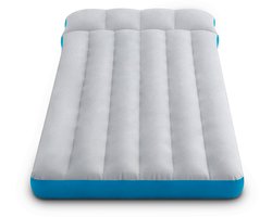 Intex eenpersoons kampeerluchtbed, pluche top 215×85×22 cm