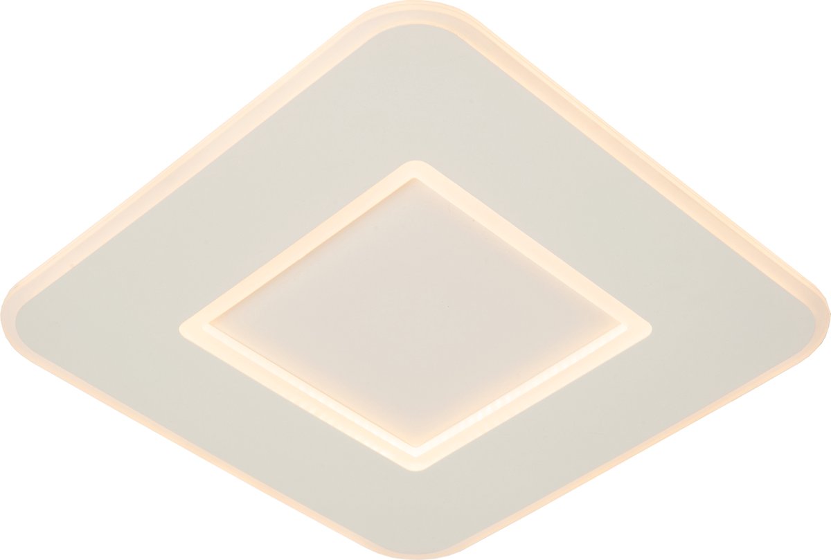 Lucide AXELLE - Plafonnière - LED Dimb. - 1x24W 2700K - 3 StepDim - Wit