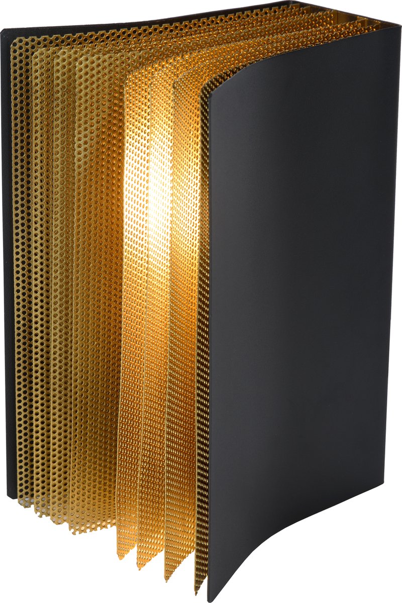Bol.com Lucide EXTRAVAGANZA LIVRET - Tafellamp - 1xE14 - Zwart aanbieding