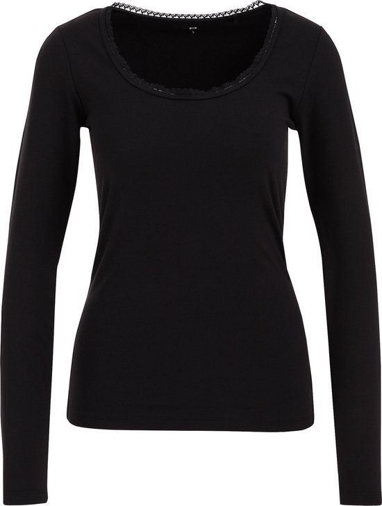 WE Fashion Dames T-shirt met kant