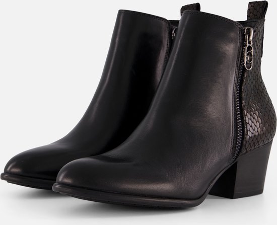 Tamaris 1-1-25350 enkellaarsjes voor dames, zwart, 38 EU