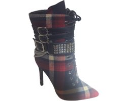 RUON- LUXE-ENKEL LAARSJE- RUITMOTIEF-NAALDHAK 9 CM-38