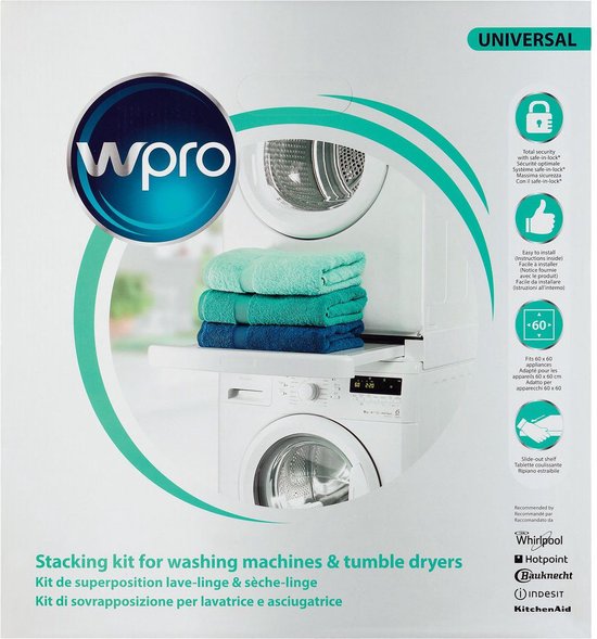 Wpro SKS101 – Stapelkit met uitschuifbaar plateau - Universeel