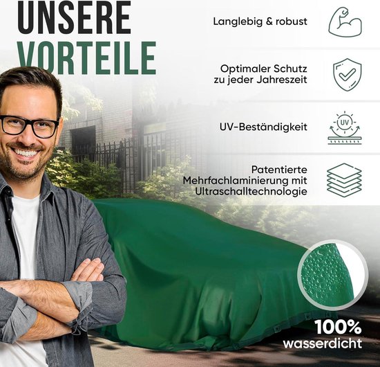 Relaxdays afdekzeil 200g/m², 2 x 3 m, dekzeil met ogen, waterdicht, scheurbestendig, zeildoek voor tuin, wit