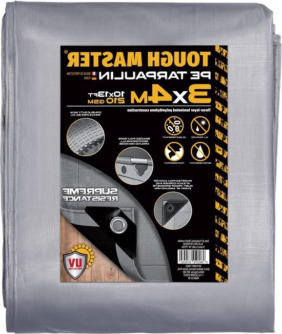 Heavy Duty Tarp Sheet Cover 100% waterdicht dekzeil Canvas Tarp met stevige oogjes, Truck Tuinmeubilair Caravan Cover Sheet Opvouwbare luifel Tent, Groen (Size : 3x5m