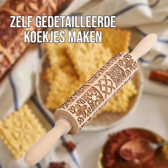 Deegroller RVS - Verstelbaar - met Deegmat