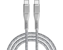 TS8 GreyWave Connect USB-C naar USB-C kabel - 1 meter - Geschikt voor smartphones