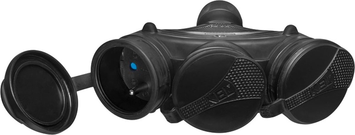 Trio stekker splitter - Waterdicht - Penaarde