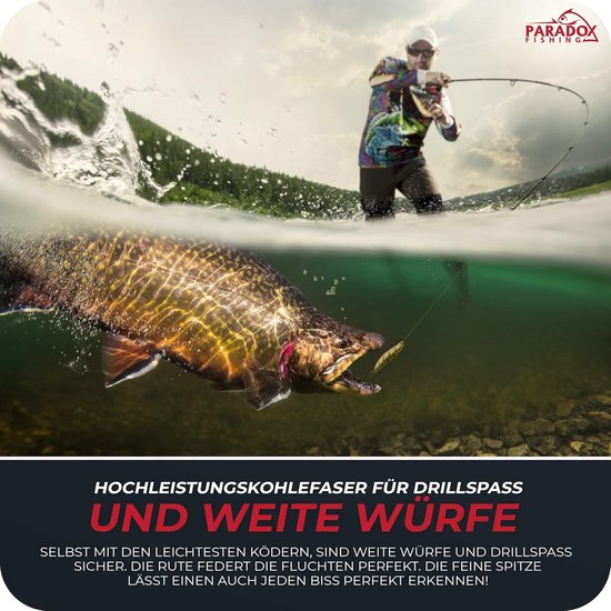 185m Ultralight Trout Series X Spoon Hengel - 12g-4g Werp Gewicht — afbeelding 4