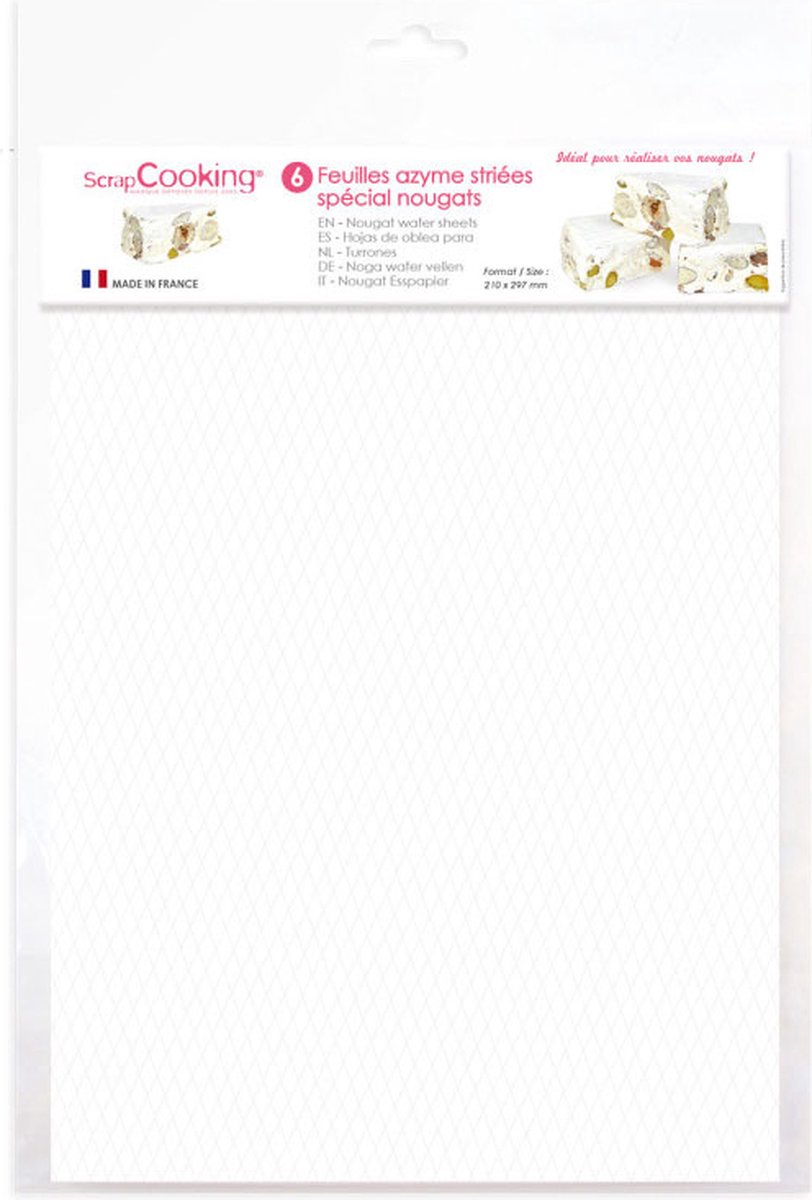 ScrapCooking Nougat Vellen 6/pk