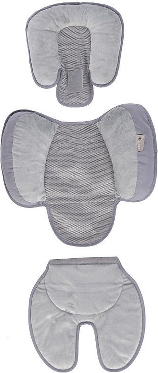 Bo Jungle B-Snooze Grey-Black 3 in 1 Universeel Kussen van Merkloos — afbeelding 3