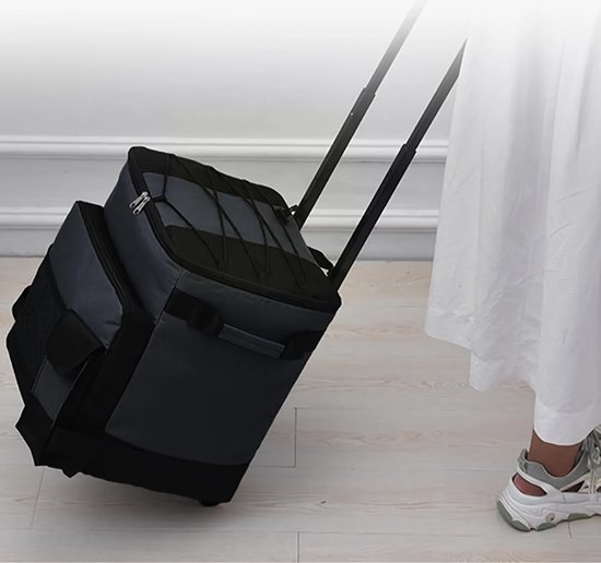 Nivard Koelbox - Koeltas - Frigobox - Autokoelbox - Lichtgewicht - Coolbox - Wielen - Draagbaar - Blauw van Nivard — afbeelding 3