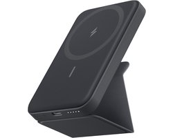 Anker 622 Powerbank – Magnetische Batterij – MagGo – Met Stand – 5000 mAh – Geschikt voor MagSafe – Zwart