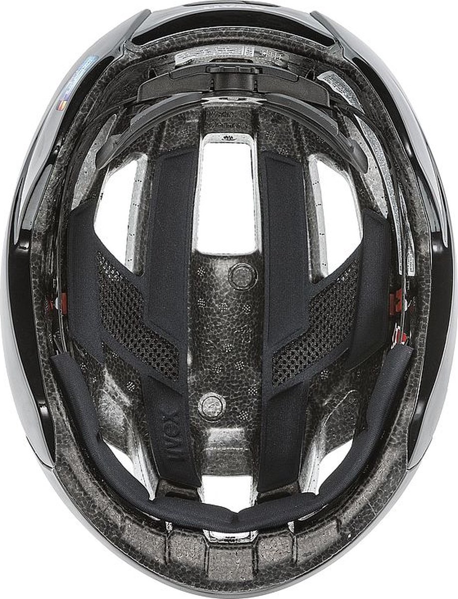 uvex Rise Fietshelm All Black - Unisex - maat 56-60