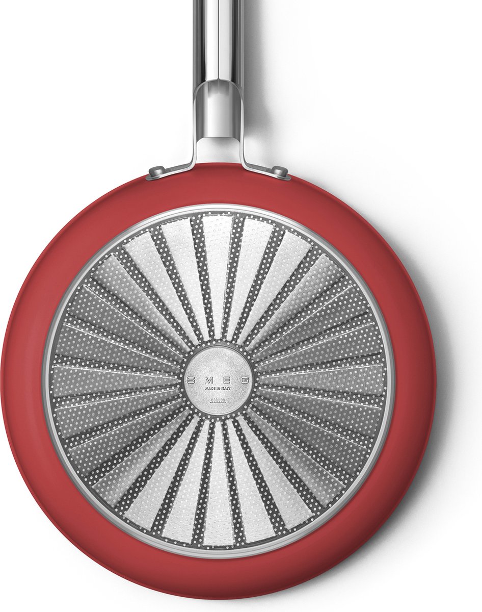 SMEG Koekenpan 28cm Rood CKFF2801RDM