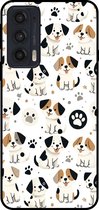 Smartphonica Coque de téléphone pour Motorola Edge 20 avec imprimé chien – Coque arrière en TPU motif chien adaptée pour Motorola Edge 20