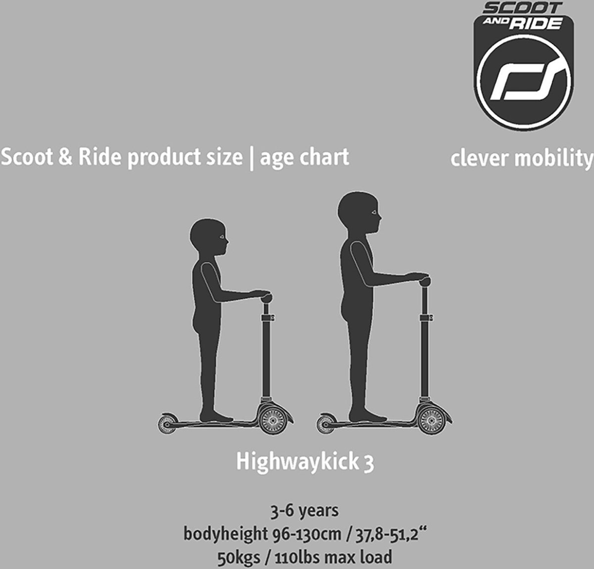 Scoot and Ride Highwaykick 3 Step - Steel thumbnail 4