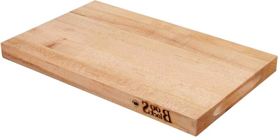 Boos Block Professionele Snijplank, Groot, 40 X 25 2,5 Cm, Esdoorn Hout Serveerplank Snijplank Antibacterieel Houten Met Handvat Broodplank 749256075