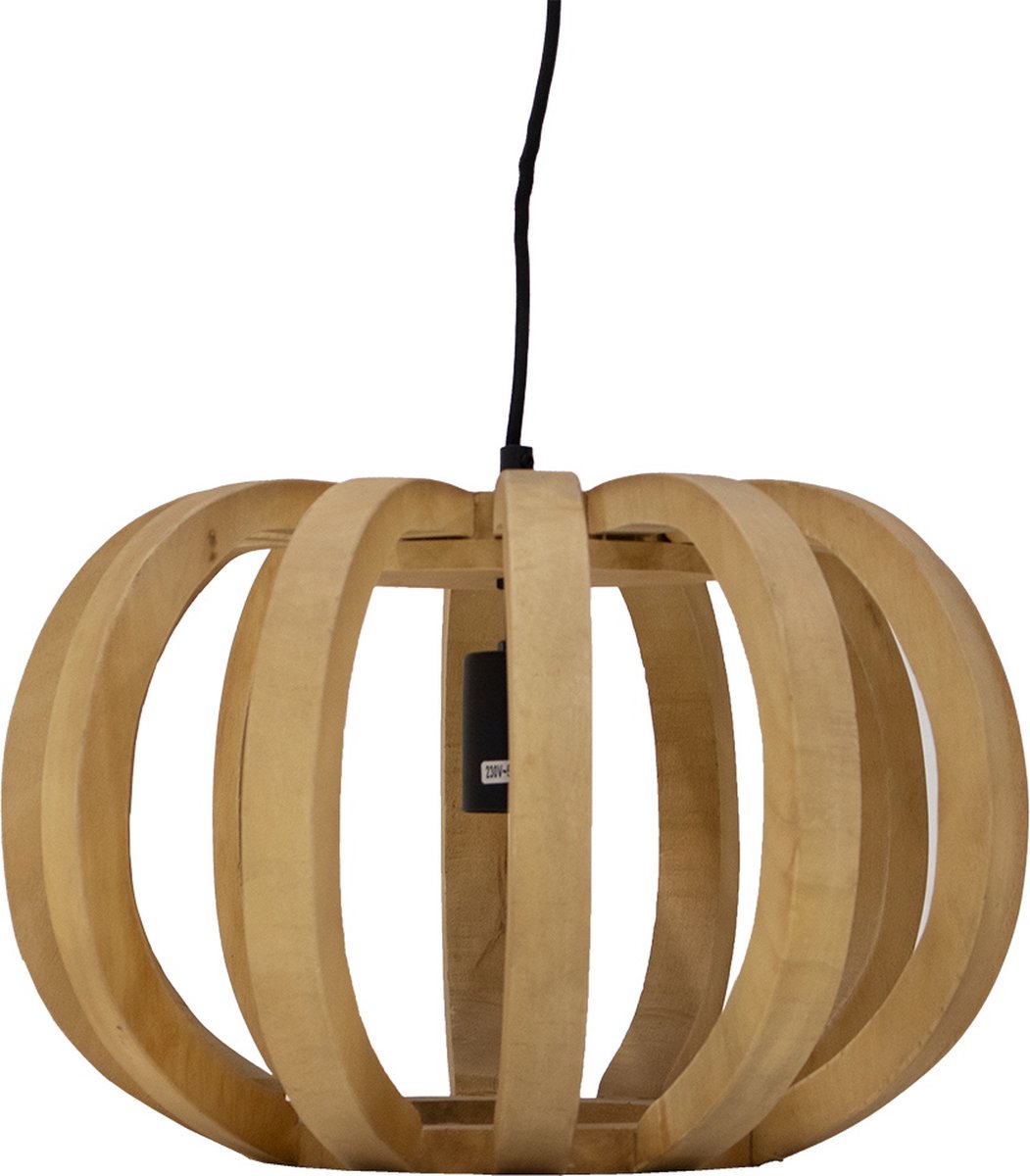 Giga Meubel Hanglamp Samé - Rond - Naturel - 38cm