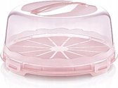 Dunya Lock & Fresh Round Cake Storage Box - Cake Box - Cake Stand - Fresh Storage Box - Facile à emporter - 30 cm de diamètre intérieur