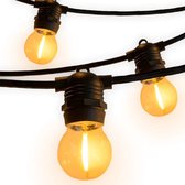Bol.com a sunny day Lichtsnoer Buiten - 5m - Warm Wit Licht - Helder Glas LED aanbieding