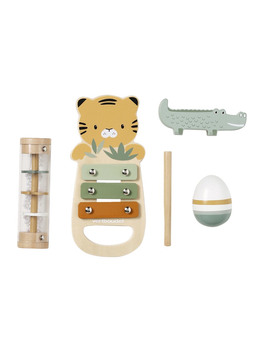 Vertbaudet Houten muziekset Tanzania van FSC® hout