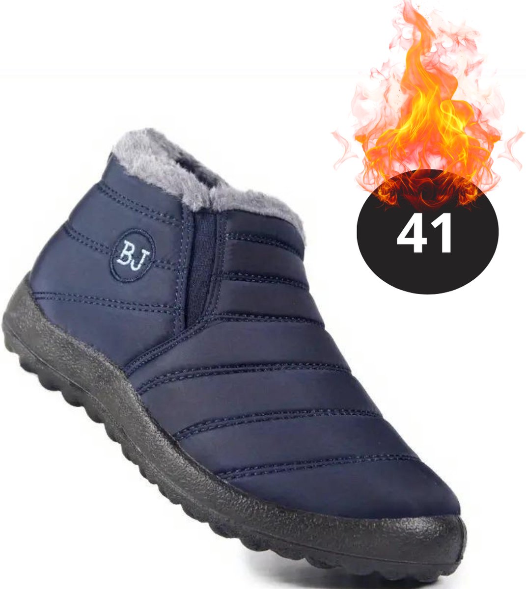 Nivard Snowboots Sneeuwschoenen Sneeuwboots Dames Wintersport Ski Skischoenen – 41 Laag Blauw