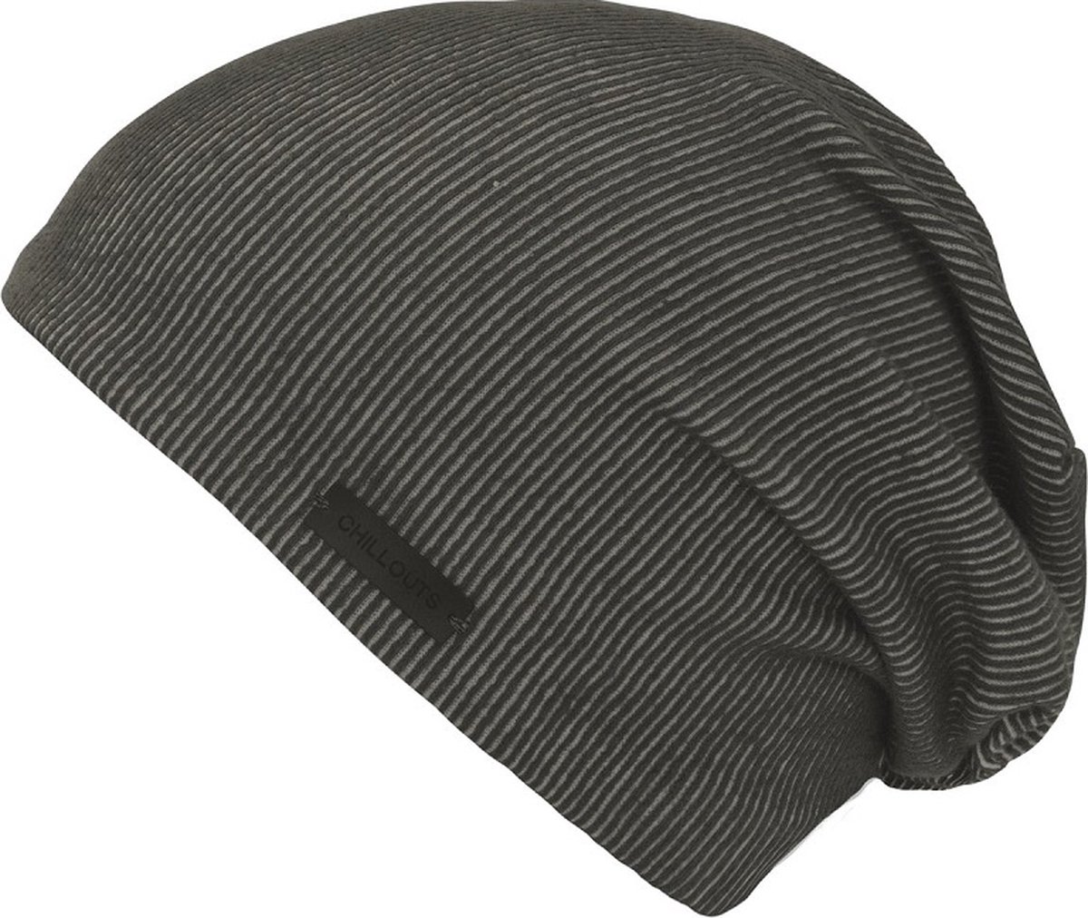 Chillouts beanie muts Trikala dark grey in one size