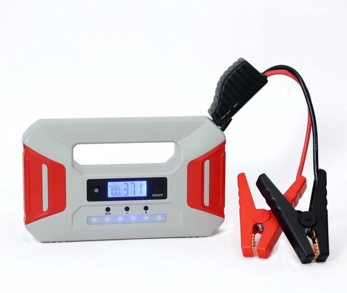 Equivera Jumpstarter voor Auto - Accu Booster - Acculader voor Auto - Starthulp voor Auto - Acculader - Auto Acculader - Accu Booster voor Auto - Nooit meer zonder lege accu!