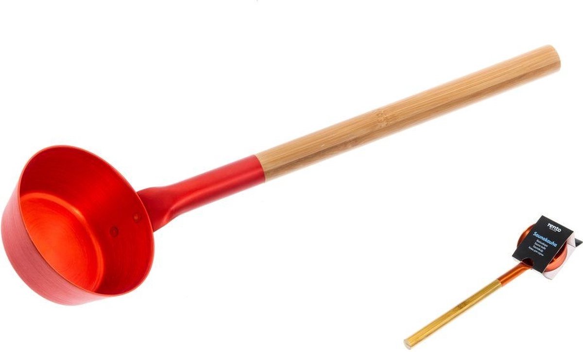 Goedkoopste Rento Sauna Lepel Design - Oranje (44cm