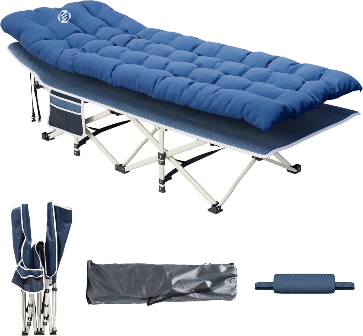 Equivera Veldbed - Kampeerbed - Veldbedden - Veldbed Kamperen - Kampeermatras