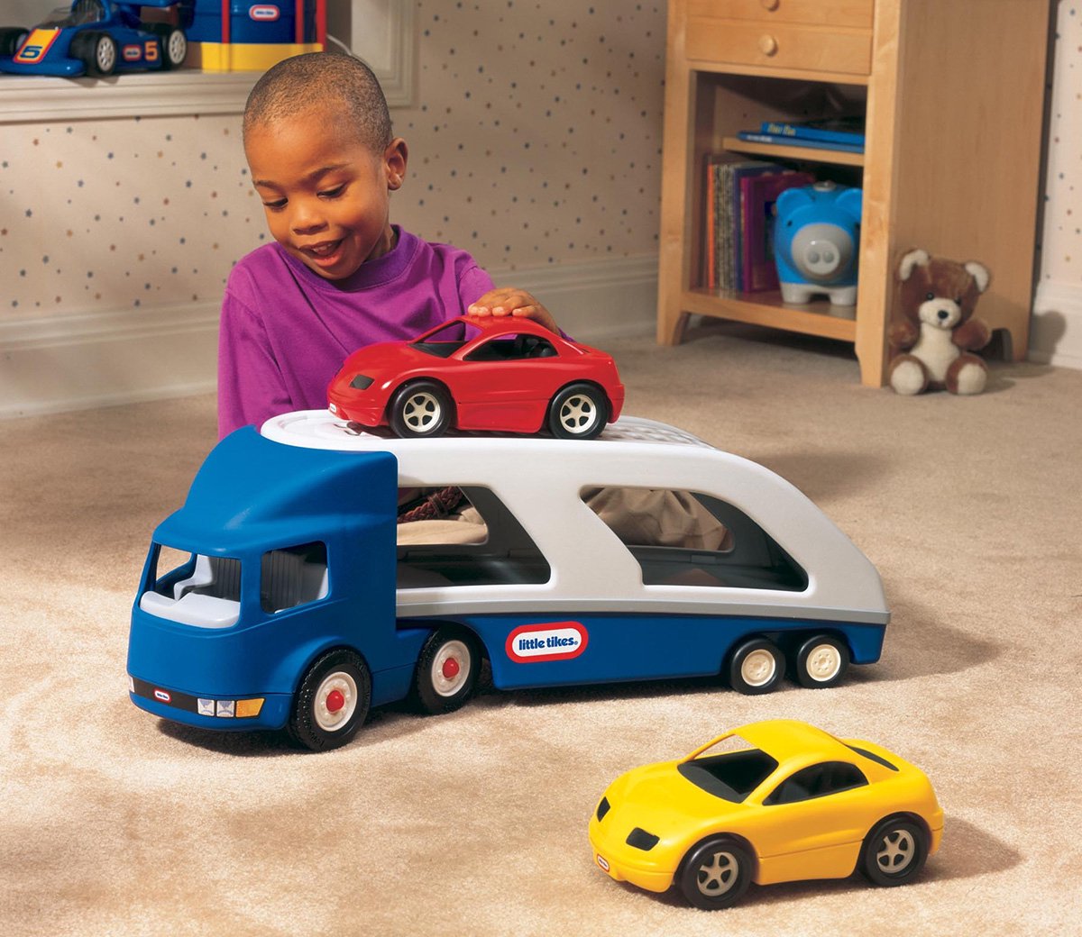 Little Tikes - Grote Auto Transporter - Speelgoedvoertuig — afbeelding 12