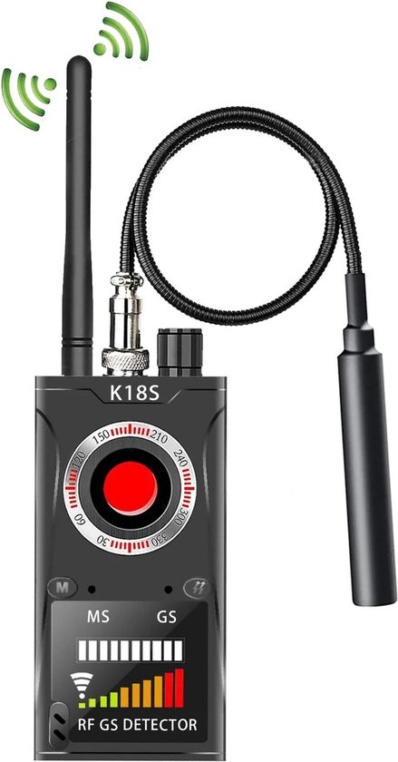 Wantsen Detector, verborgen cameravinder met 6 niveaus gevoeligheid, 4 Wantsen Detector, verborgen cameravinder met 6 niveaus gevoeligheid, 4