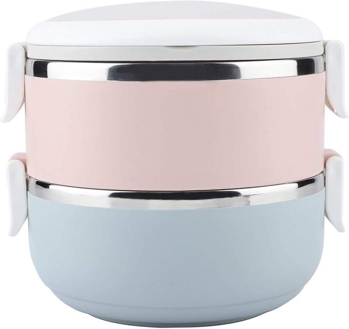 Draagbare RVS Thermische Bento Lunchbox Container - Grote Capaciteit (1400ml)
