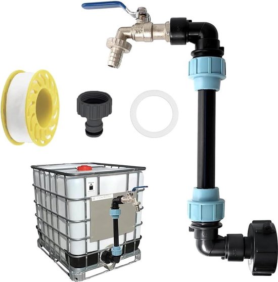 IBC verloopstuk S60 x 6 - Gardena mannelijk kraan