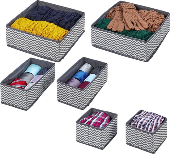 mDesign - Ladeverdeler in 2-delige set - lade-organizer - uitschuifbaar mDesign - Ladeverdeler in 2-delige set - lade-organizer - uitschuifbaar