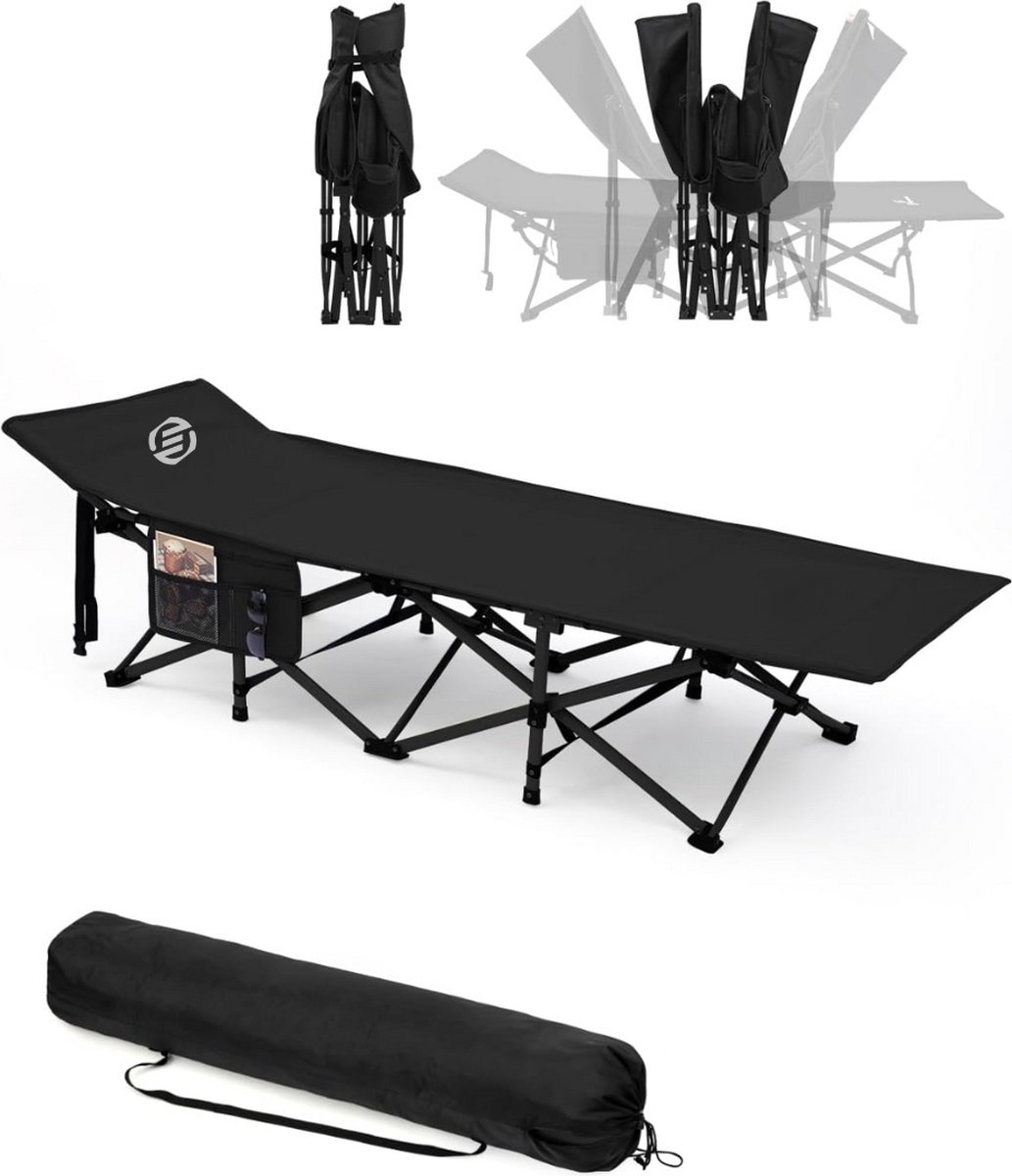 Equivera Veldbed - Kampeerbed - Veldbedden - Veldbed Kamperen - Kampeermatras