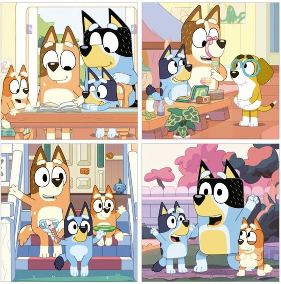 Educa - Bluey Progressieve Koffer - Puzzel - Vanaf 3 jaar - 25 stukjes - Sinterklaas Cadeautjes van Educa — afbeelding 3