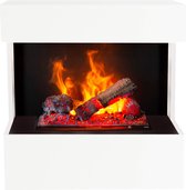 Bol.com Xaralyn Nova elektrische wandhaard wit - met Opti-Myst Cassette 400 - Waterdamphaard - afstandsbediening aanbieding