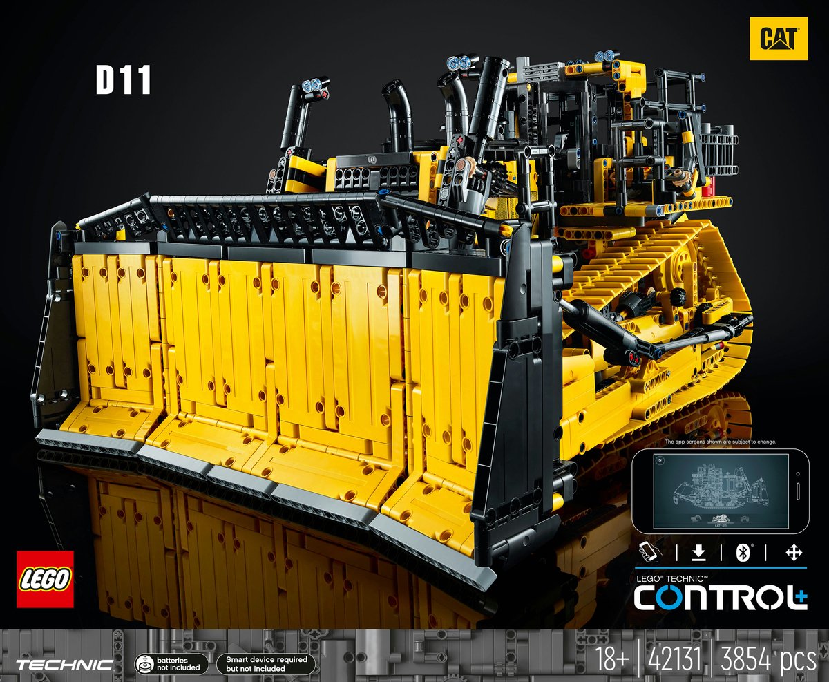 LEGO Technic Cat D11 Bulldozer met App-besturing - 42131 — afbeelding 13