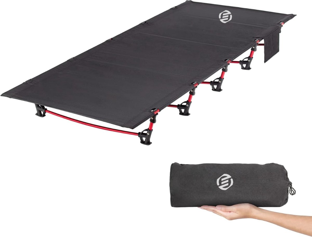 Equivera Veldbed - Kampeerbed - Veldbedden - Veldbed Kamperen - Kampeermatras