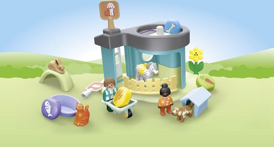 PLAYMOBIL Junior Dierenpension met voerautomaat - 71690 van Playmobil — afbeelding 3
