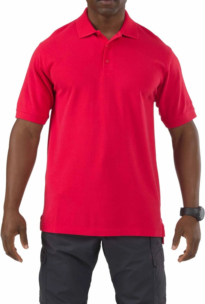 5.11 Tactical Professional Short Sleeve Polo Red