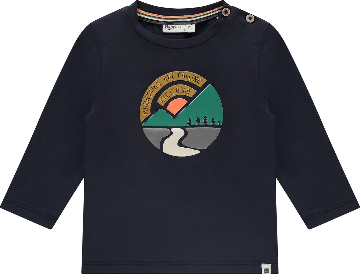 Babyface baby boys t-shirt longsleeve Jongens T-shirt - Maat 56