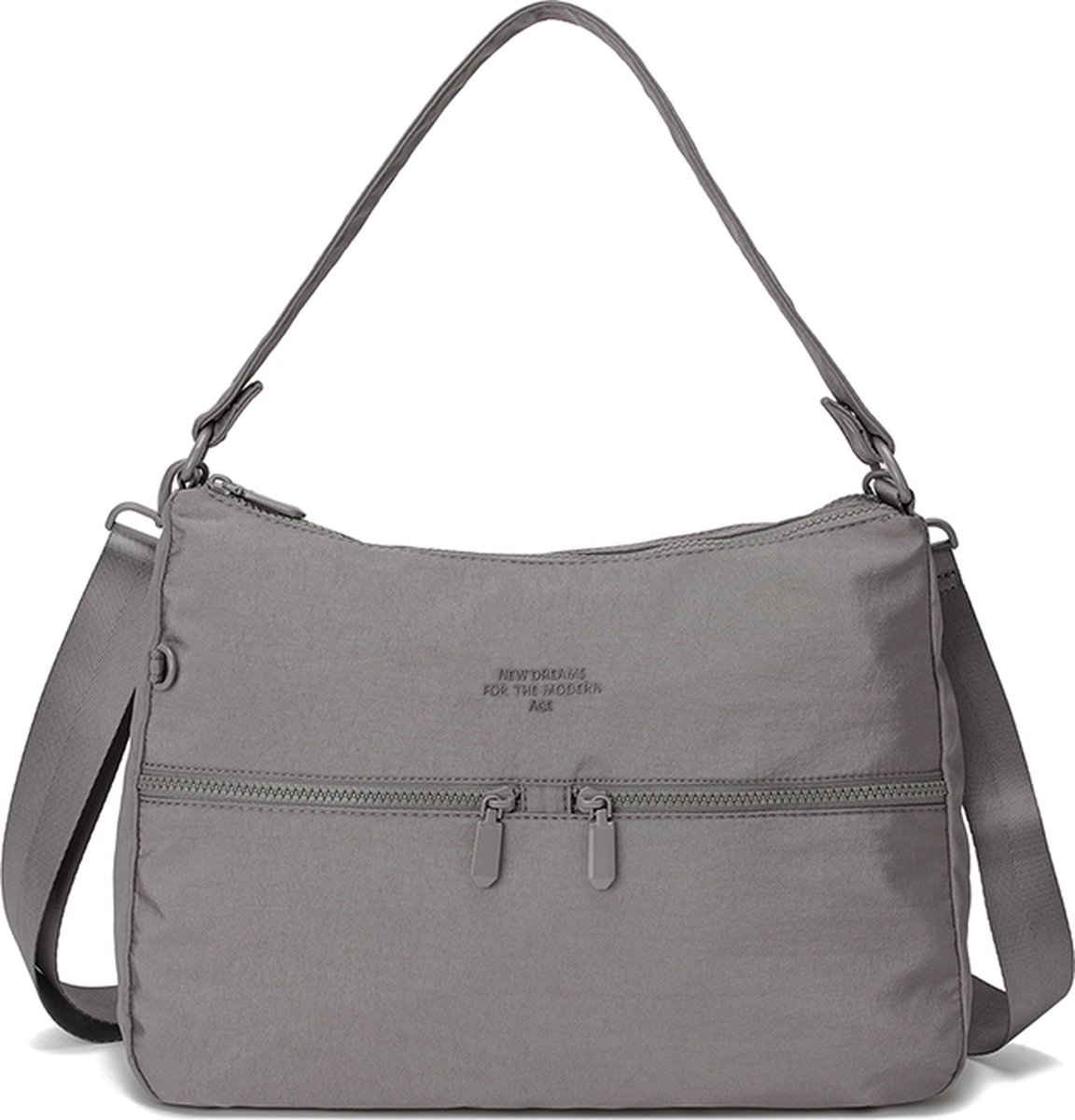Gudika - Dames Tas - Handtas - Crossbodytas - Schoudertas - Grijs