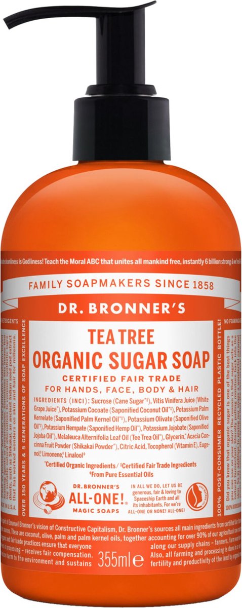Dr. Bronner Shikakai soap Tea Tree