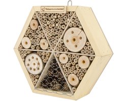 Natuurmonumenten Insectenhuis Zeshoek - Nestkast - 25x8x25 cm Medium
