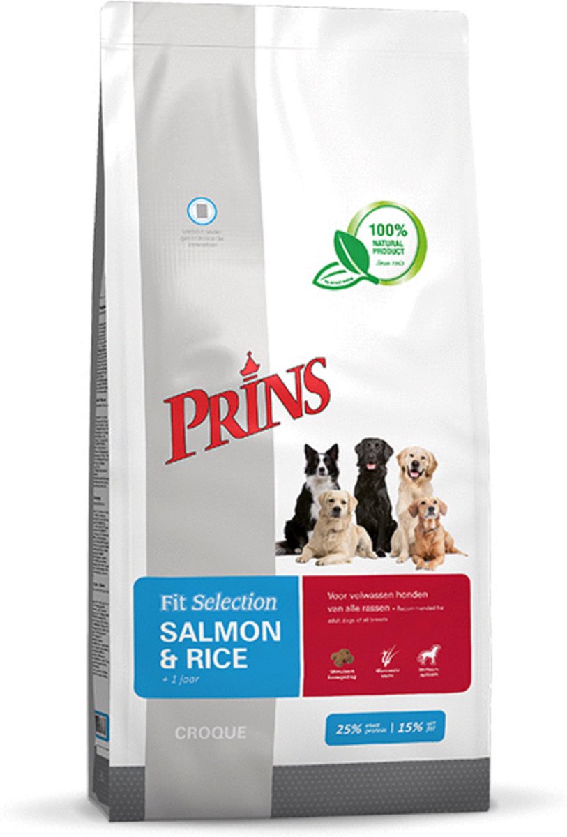 Prins ProCare Fit Selection - Hondenvoer - Zalm - Rijst - 2 kg