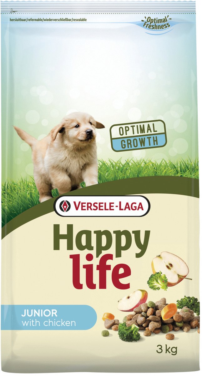 Happy Life Happy Life Junior Chicken - Hondenvoer - 3 kg